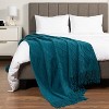 PAVILIA Knit Textured Soft Throw Blanket for Sofa, Living Room Decor, and Bed - 2 of 4