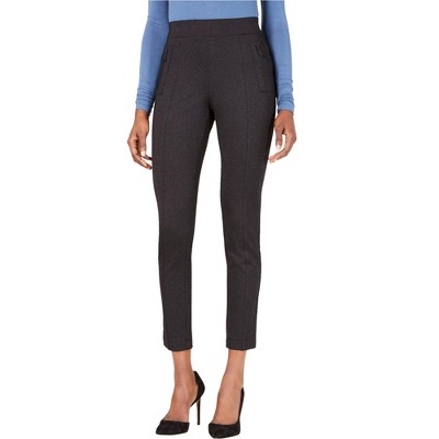 Anne Klein Womens Compression Casual Cargo Pants