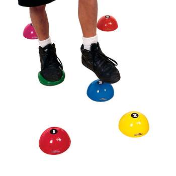 Sportime Numbered Step-N-Stones, 2-5/8 x 5-1/4 Inches, Assorted Colors, Set of 6