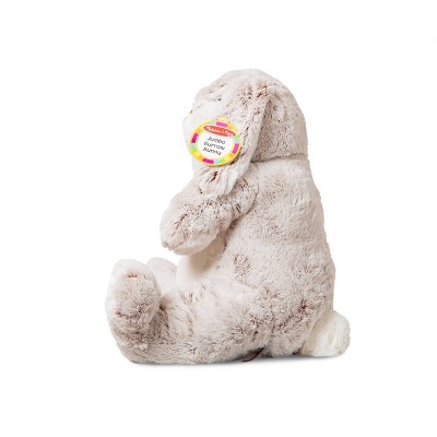 Oversized Beige and White Plush Bunny Rabbit Stuffed Animal