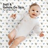 KeaBabies Mini Crib Sheets for Baby Girls, Boys, 2-Pack Soothe Pack and Play Sheets Fitted, Organic Pack N Play Mattress Sheet - 4 of 4
