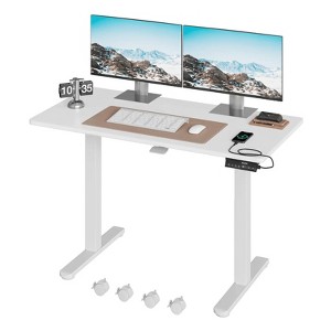 Bestier 47 Inch Retangular Flip Sit to Stand Desk - 1 of 3