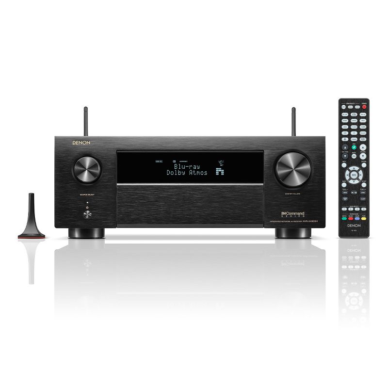 Denon AVR-X4800H 9.4 Channel 8K Home Theater Receiver IMAX Enhanced with Dolby Atmos/DTS:X and HEOS Built-In, 1 of 12