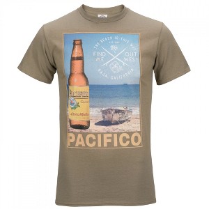 Mens Pacifico The Beach is This Way T-Shirt - 1 of 3