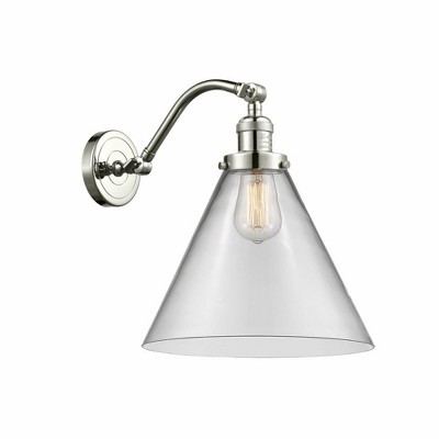 Cone - 1 Light Wall Sconce In Industrial Style-14 Inches Tall and 12 Inches Wide