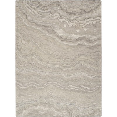 Nourison Modern Wool Indoor Area Rug