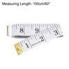 Unique Bargains Soft Plastic Flexible Tailor Seamstress Ruler Tape Measure - 2 of 4