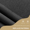 Sapphtopaz Retractable Awning Manual Patio Awnings Sunshade Shelter UV Resistant Aluminum Frame for Deck, Balcony, Yard - 3 of 4