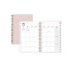 Blue Sky Weekly/Monthly Wirebound Planner 5"x8" Frosted Glitter Sorbet Pink - 4 of 4