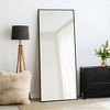 CENGHU Rectangular floor mirror, 65"x 25" Floor Mirror Full Length, Standing  Mirror For Living Room Bedroom - 4 of 4