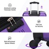 Kumasinova 4Pcs Hardshell Luggage Sets+8 Travel Bags,Lightweight ABS Spinner Suitcases,Airline-Approved Spinner Luggage with TSA Lock - 4 of 4
