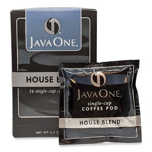 Java One Coffee Pods, House Blend, Single Cup, 14/Box - 1 of 4