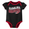 NHL Carolina Hurricanes Infant Girls' 3pk Bodysuits - 4 of 4