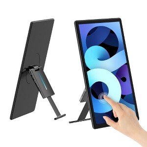 15.6'' Portable Monitor Touchscreen 5-point, FHD IPS Touch Screen with Tempered Glass, Travel Monitor with Kickstand - 1 of 4