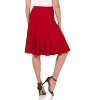 Rekucci Women's Ease into Comfort Flared Knit Skirt – Pull-On Style with Tummy Control and Flattering Flared Hem - 3 of 4