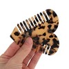 Unique Bargains Heart-shaped Hair Comb 1 Pc - 3 of 4