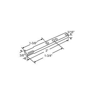 Brixwell 62-545 Pivot Bar Transit 4 Holes hwp900 - 1 of 2