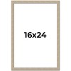PosterPalooza | 16x24 Thin Barnwood Picture Frame, UV Acrylic, 2 Finishes - Grey and Black - 2 of 4