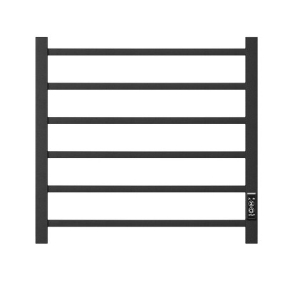 Towel Warmer 6 Bar Electric Heated Towel Rack, Wall Mounted Electric Towel Rack With Timer, Constant Temperature Heating Hot Towel Warmer Rack
