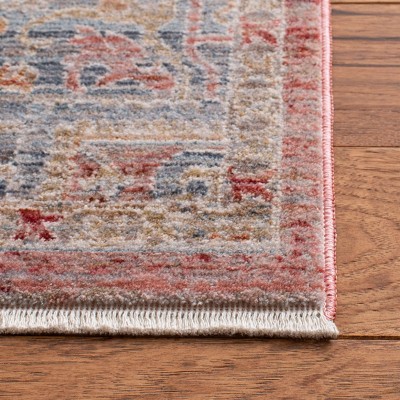 Kenitra Vintage-Style Blue Medallion 5' x 8' Synthetic Area Rug