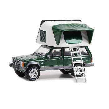 1/64 1992 Jeep Cherokee Laredo with Modern Rooftop Tent Great Outdoors 3 38050-E