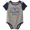 MLB New York Yankees Infant Boys' 3pk Bodysuit - 3 of 4