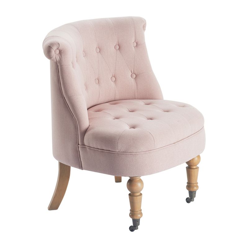 Elmhurst Tufted Accent Chair Blush Pink - Finch, 2 of 9