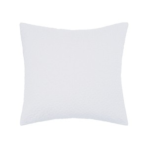 EY Essentials 26" x 26" Vance Dove Cotton Euro Sham - Machine Washable - 1 of 3