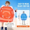 VEVOR Inflatable Bumper Balls 2-Pack, 2FT/0.6M Body Sumo Zorb Balls for Kids, Durable PVC Human Hamster Bubble Balls - 4 of 4