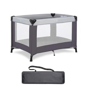 MYKKO Nest Portable Playard in Grey with Carrybag an Shoulder Strap, Lightweight, Packable and Easy Setup Baby Playard - 1 of 4