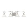 Livex Lighting Coronado 4 - Light Vanity in  Brushed Nickel - 2 of 4