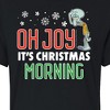 Women's - SpongeBob SquarePants - Oh Joy It's Christmas Morning Cropped Graphic T-Shirt - 2 of 4