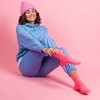 3 Pairs Cotton Crew Socks for Women – Soft, Breathable & Cushioned Athletic Sport Socks, Size 9-11 - 4 of 4