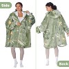 Womens' Hoodie Zip Up Sweatshirt with Full Fleece Lined, Oversized Zip-Up Adult Blanket Hoodie Wearable for Womens Men - Catalonia - 2 of 4