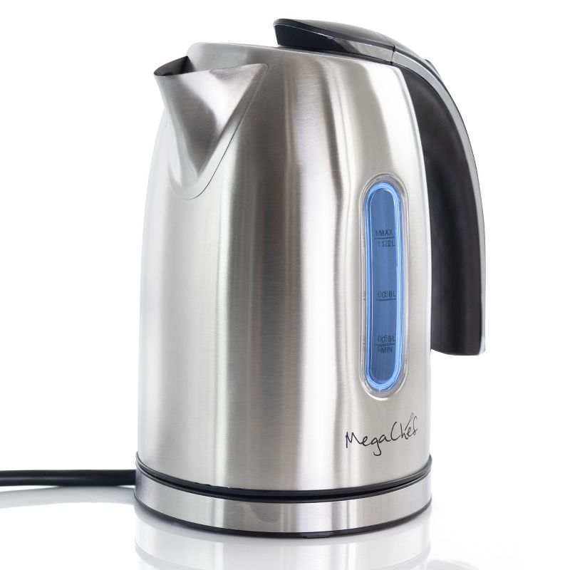 Mega Chef 1.2Lt. Stainless Steel Electric Tea Kettle, 3 of 13
