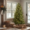 National Tree Company 7.5 ft Pre-Lit Northern Spruce Full Artificial Christmas Tree, 550 LED Lights, 1,244 Tips, PowerConnect, Foot Pedal, 10 Light - 3 of 4