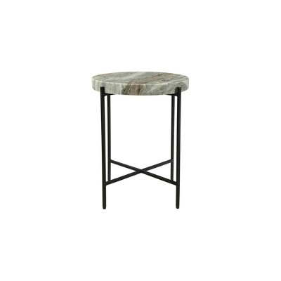 Hafsa Accent Table Brown - Alder Bay