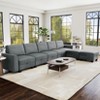 GustoWave 140''W Modular Sleeper Sofa, Sectional Sofa Bed with 7 Seat Modular Couch and Storage, Chaise - 3 of 4