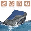 Tirrinia Waterproof Outdoor Blanket with Fleece Lining, Windproof Triple Layers Warm Comfy Foldable for Camping Stadium, Grass, Concerts, Car - 4 of 4
