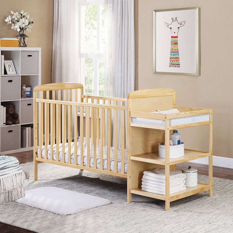 Suite Bebe Ramsey 3-in-1 Convertible Crib and Changer  - Natural, 3 of 11