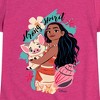 Girls' - Disney Princess - Moana and Pua Strong Spirit Fitted Short Sleeve Graphic T-Shirt - image 2 of 4