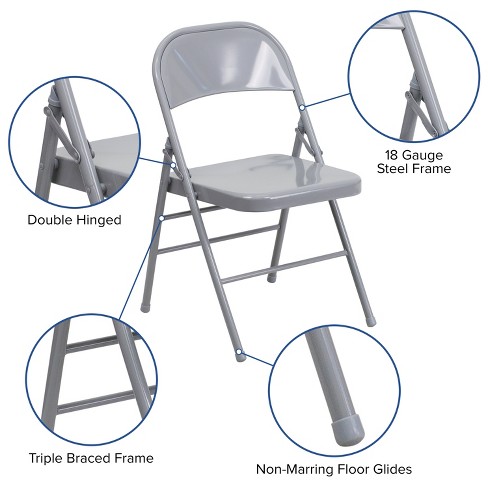 Double folding best sale chair target