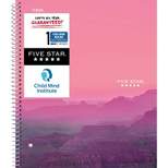 Five Star and Child Mind Institute College Ruled 1 Subject Spiral Notebook Plus Study App Mountains