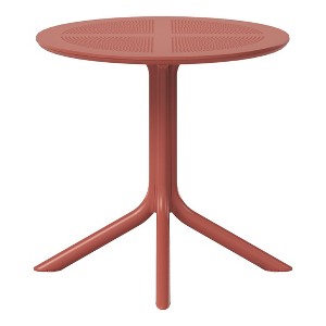 WestinTrends Playa 31.5" Round Plastic Outdoor Patio Dining Table for 4, Black - 1 of 4