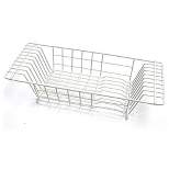 Closetmaid Economical 8 Inch Wide 4.5 Inches High Over the Sink Coated Steel Dish Rack Draining Solution, White