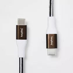 heyday™ 10' USB-C to USB-C Braided Cable - Gunmetal