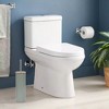 Evideco French Home Goods Metal Toilet Brush and Holder Set With Bamboo Lid - 2 of 4
