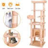 Gulches All in One Pink Cat Paradise: Ideal for Indoor Cats, Complete with Hammock, Scratching, Platforms & Shelter - 4 of 4