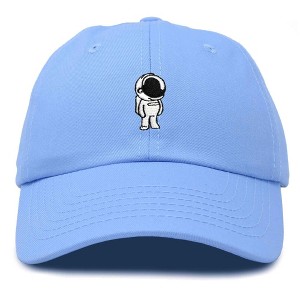 Dalix Astronaut Embroidered Alien Dad Hat Cotton Baseball Cap Adjustable Mens - 1 of 4