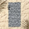 Ninola Design Japandi Texture Marks Beach Towel - Deny Designs - 2 of 2